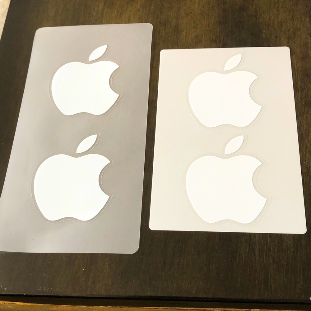 Apple stickers. FREE with purchase of any item in my closet! Or $5 for pair